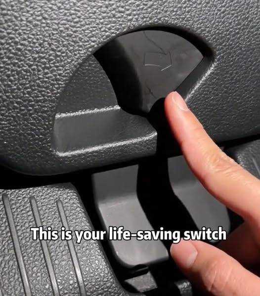 Secret Switch in Your Car That Could Save Your Life One Day