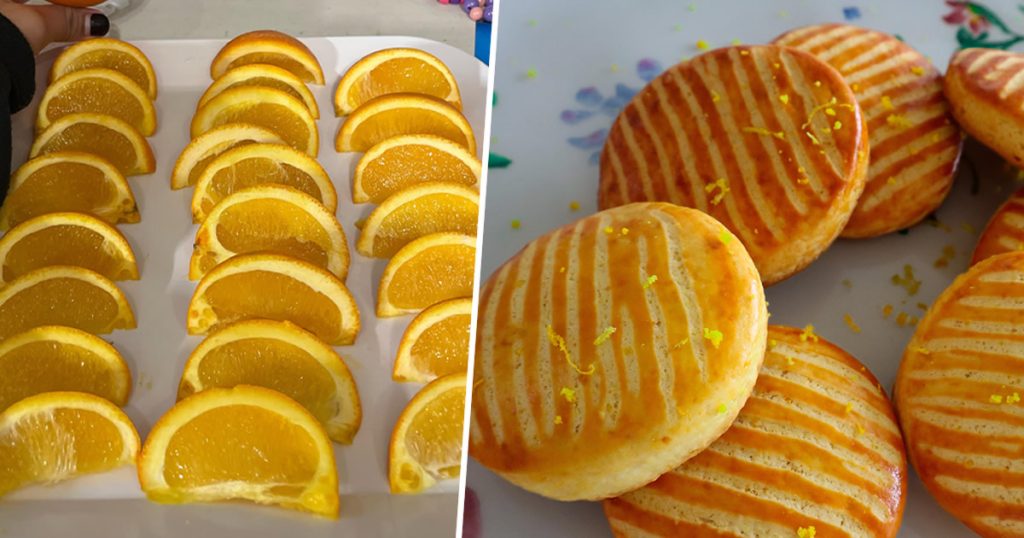 How to prepare orange biscuits without eggs or butter