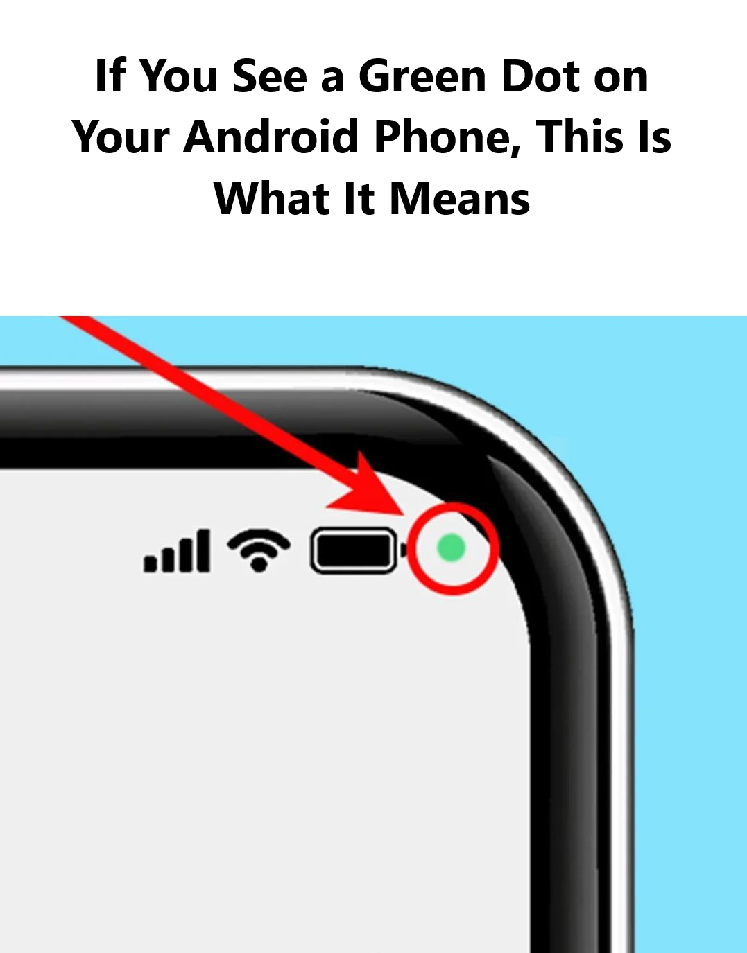 See a Green Dot on Your Android Phone? Here’s What It Means