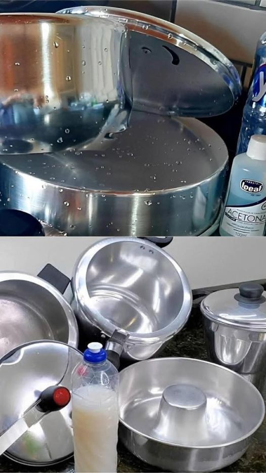 Easy homemade aluminum shine, give shine to your kitchen