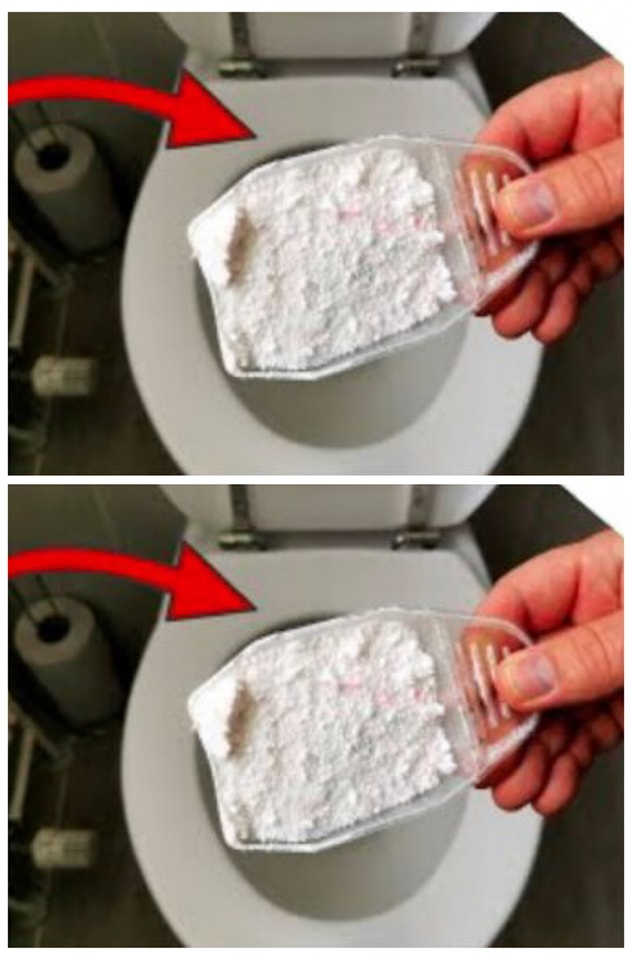 Pour the WASHING POWDER into your toilet and be amazed by the RESULT