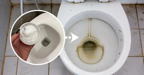 Goodbye to stains on the bottom of the toilet without bleach: the 100% natural method