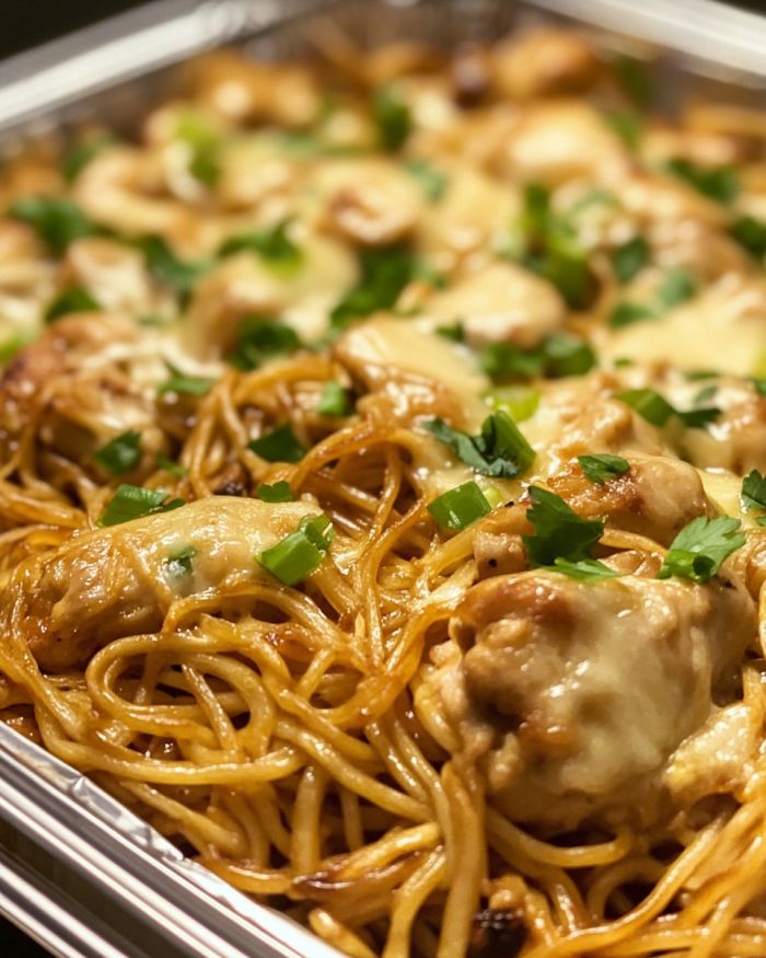 Baked Chicken Chow Mein