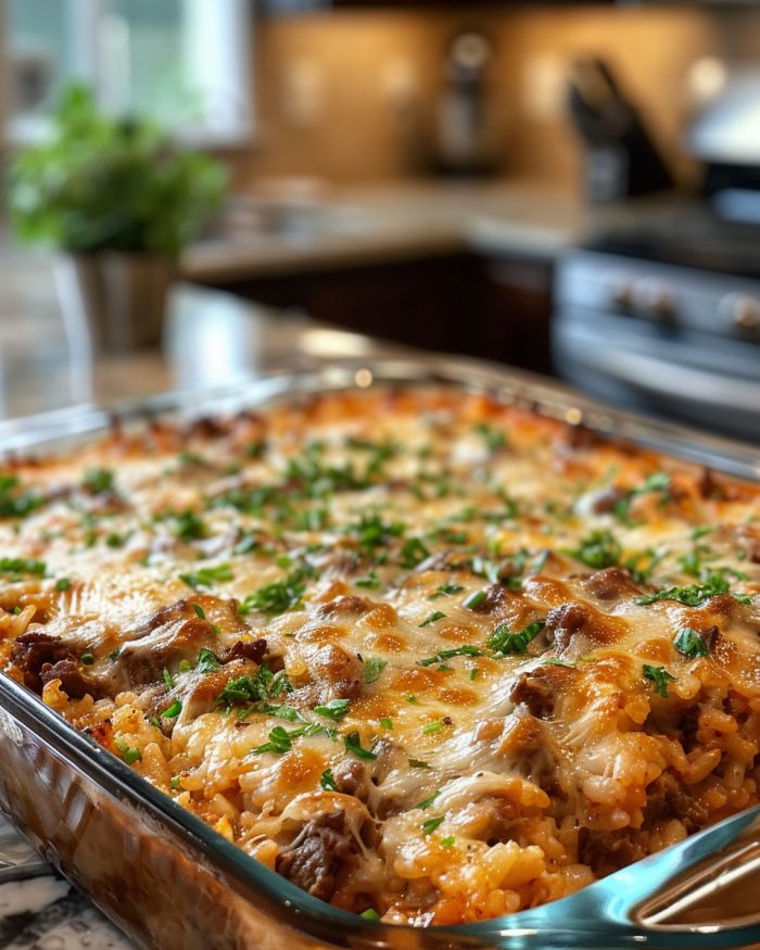 Beef and Rice Casserole