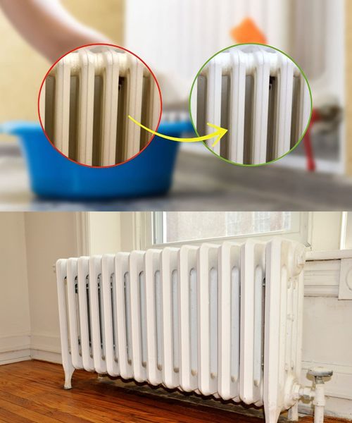 YELLOWING CAST IRON RADIATORS, HOW TO CLEAN THEM TO MAKE THEM SHINE