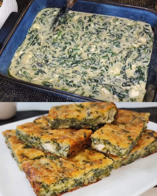 Grandma’s spinach bake