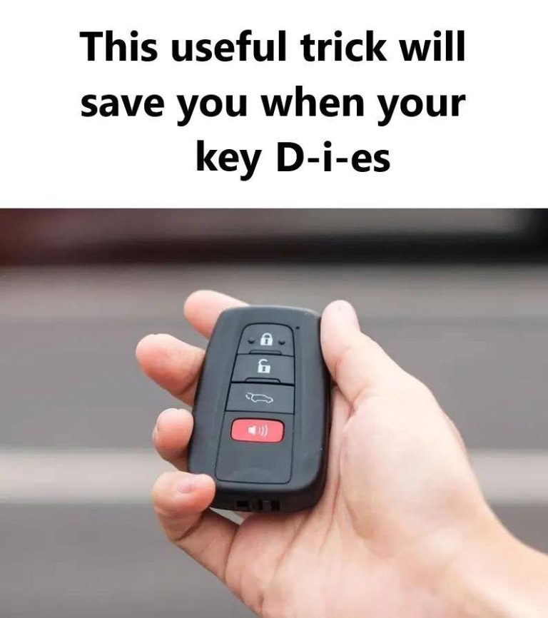 These Tricks Will Save You When Your Key Fob D-i-es