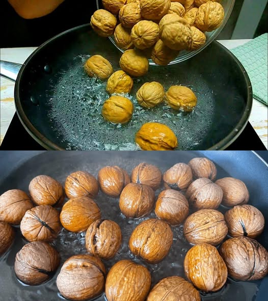 Put the nuts in boiling water, a method you won’t be able to do without