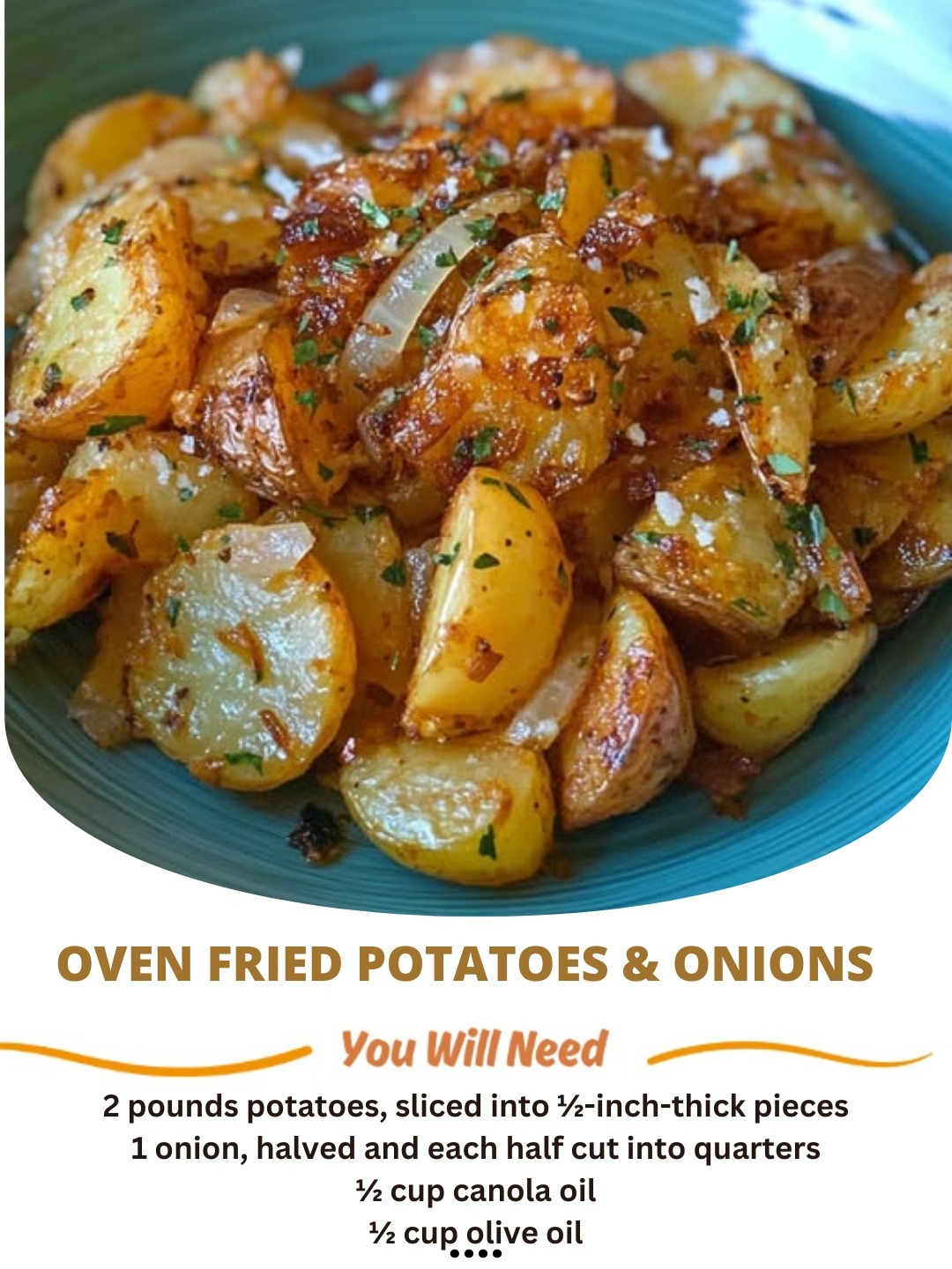 Oven-Fried Potatoes & Onions: A Crispy and Savory Side Dish