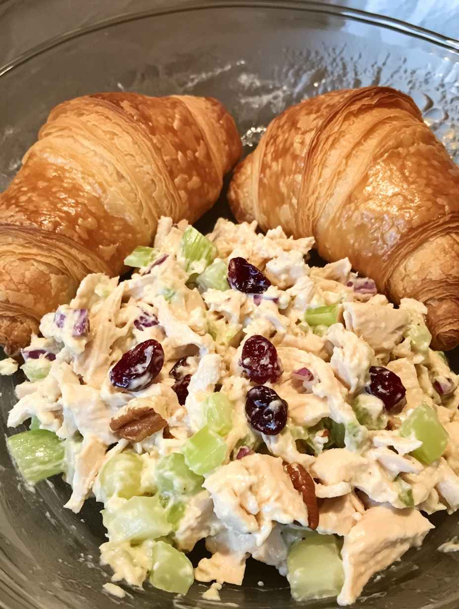 Chicken Salad on Croissants