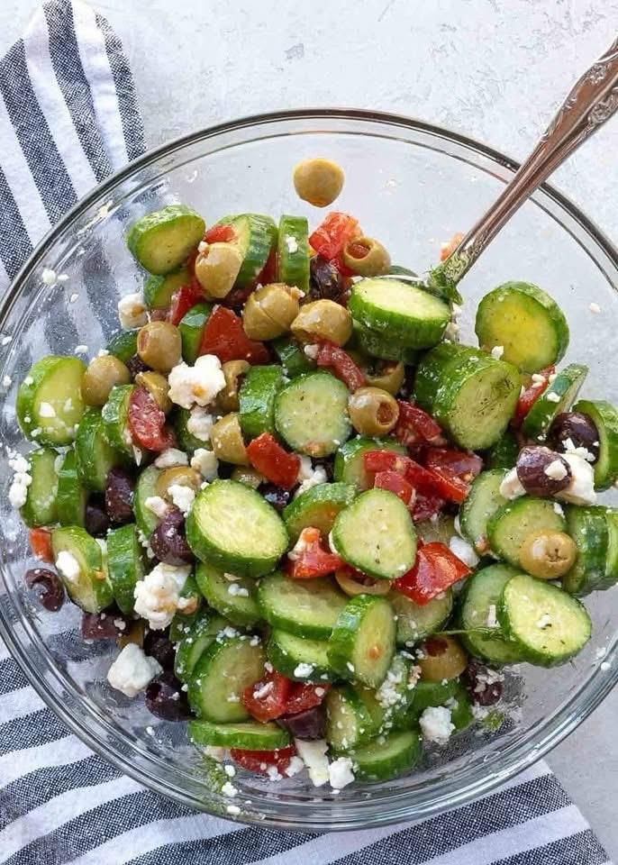 Pickled Cherry Tomatoes, Red Onions, and Cucumbers