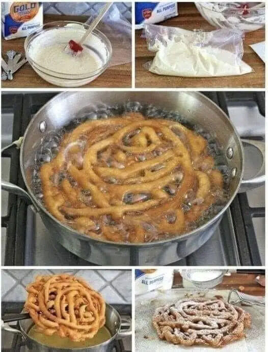 Homemade Funnel Cake