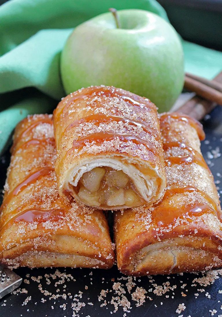 CARAMEL APPLE CHIMICHANGAS