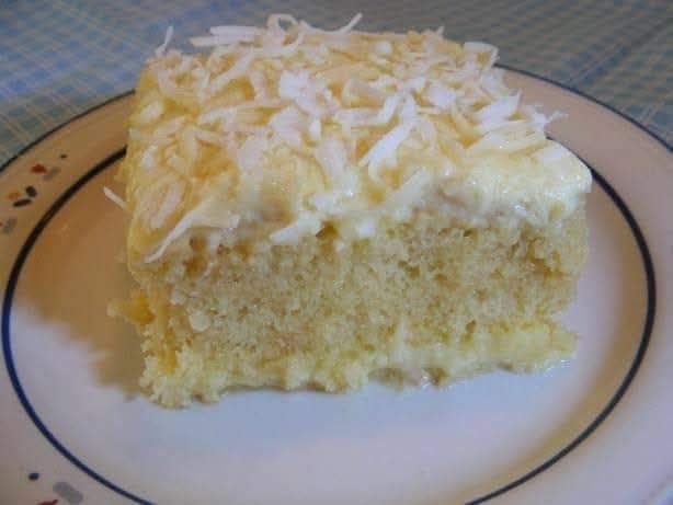 Coconut Pudding Cake