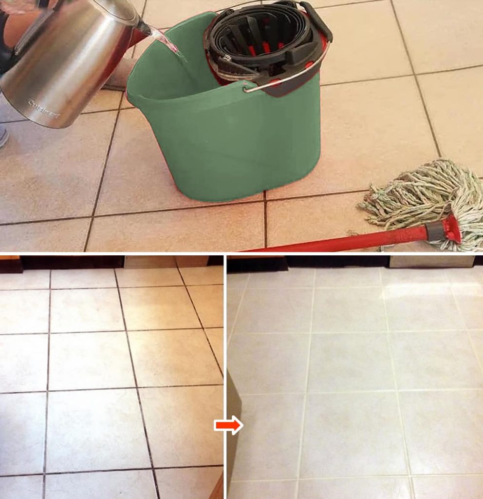 Clean floor and lighted escapes: the trick to clean them in a single coat