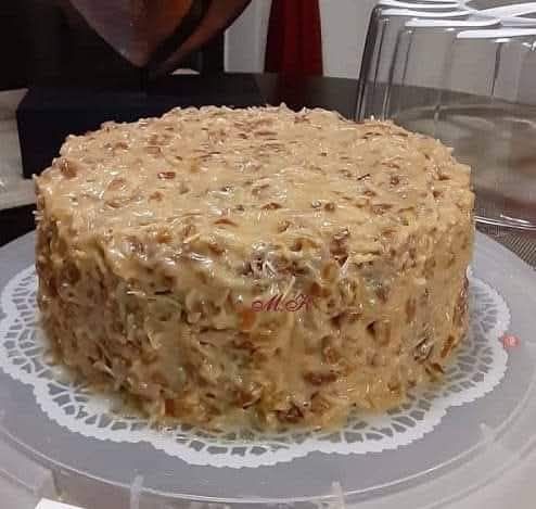 Homemade German Chocolate Cake