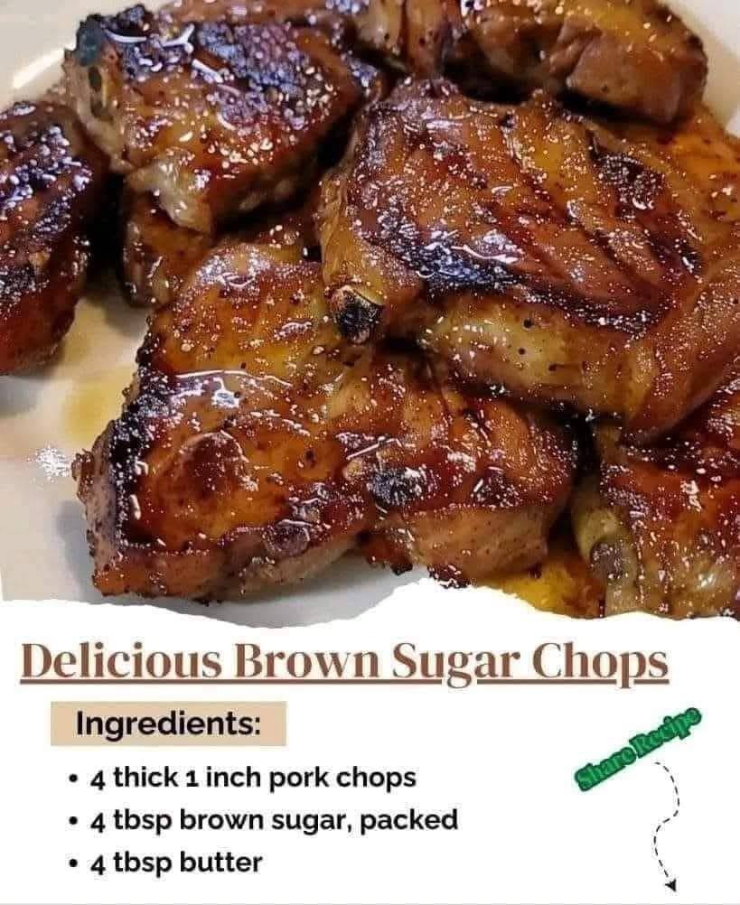 Brown Sugar Glazed Pork Chops