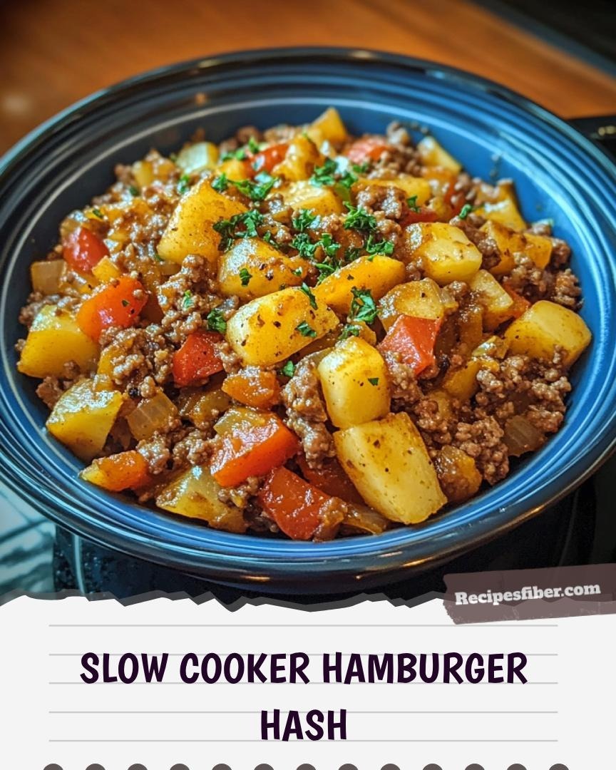 Slow Cooker Hamburger Hash