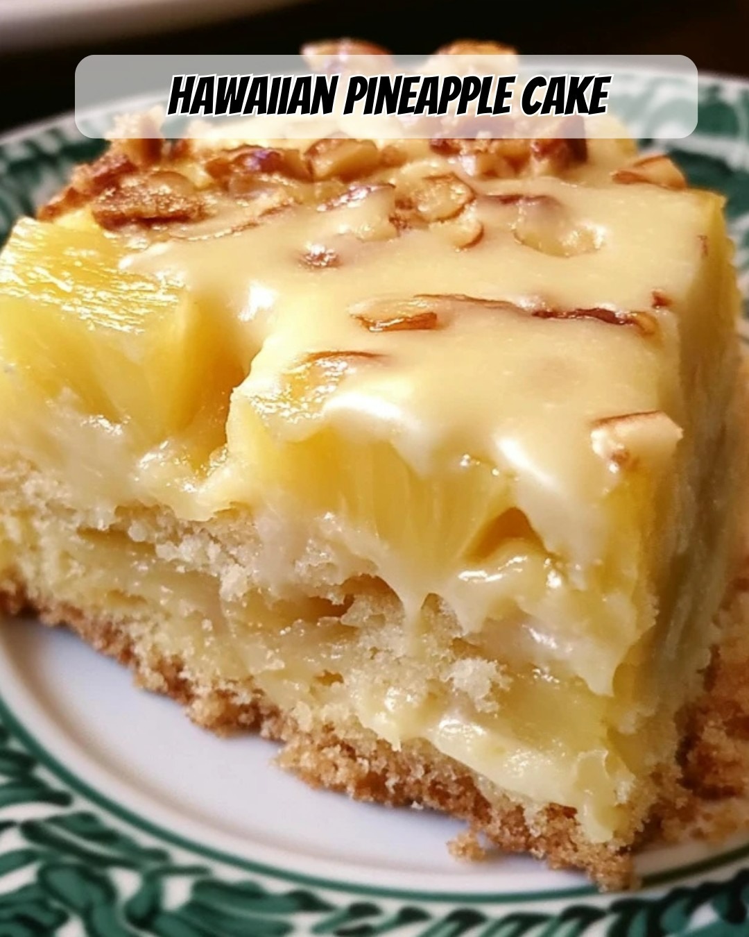 Hawaiian Pineapple Cake: A Sweet & Tropical Delight!