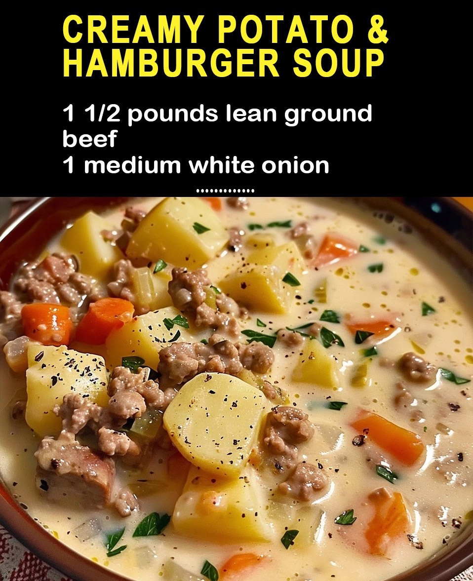 Creamy Potato & Hamburger Soup: A Comforting One-Pot Meal