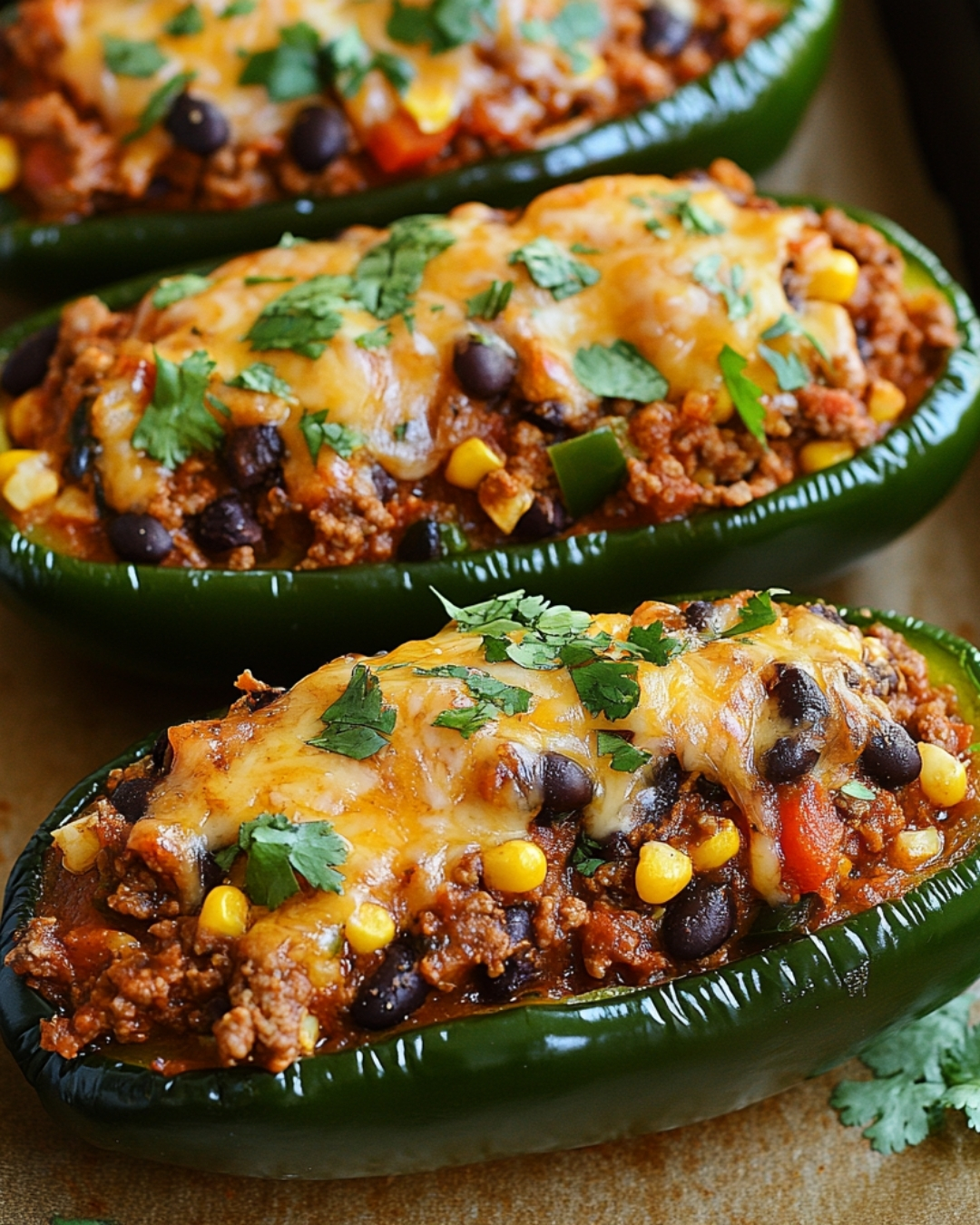 Stuffed Poblano Peppers