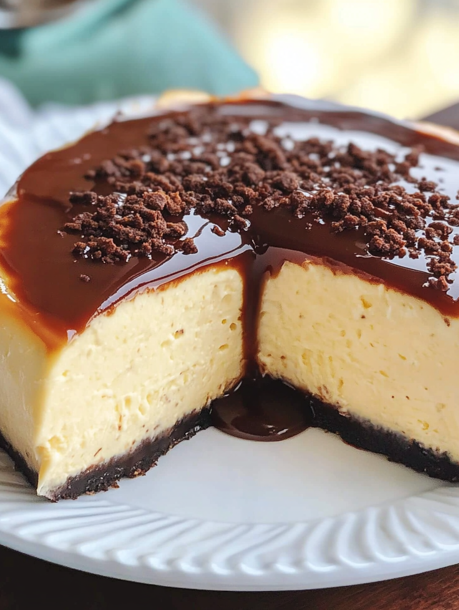 Best Boston Cream Pie Cheesecake