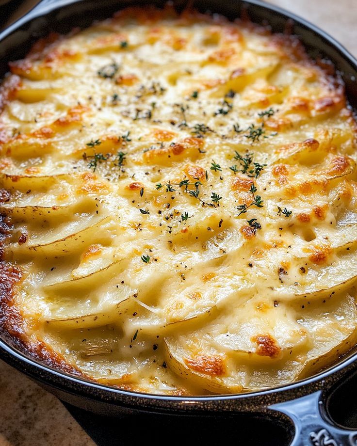 Creamy Gruyere Scalloped Potatoes Recipe