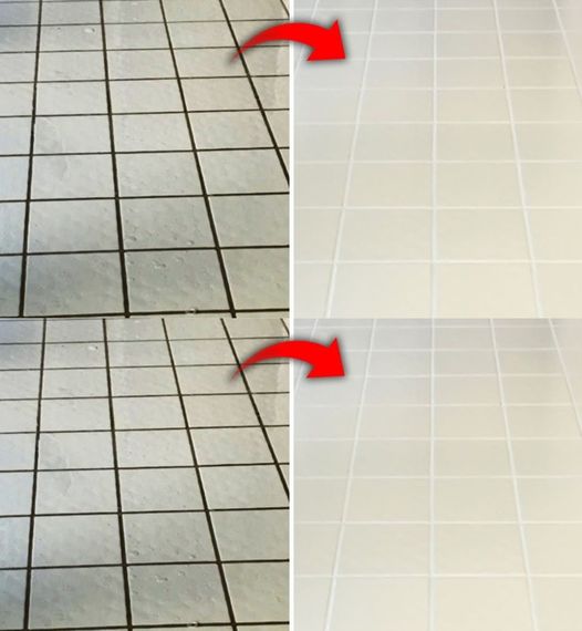 How do you clean and shine a tile?