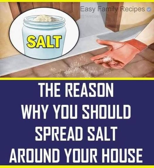 Scattering salt on the floor of the house. You won’t believe it until you see this!