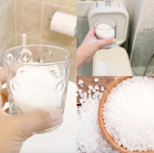 Grandma’s Tip: Use Salt in the Toilet to Keep it Sparkling Clean!