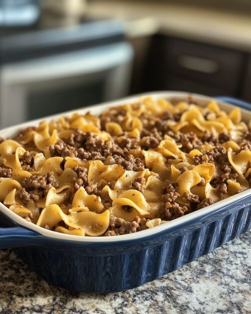 Baked Beef & Noodles