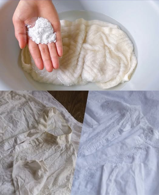 How to whiten yellowish clothes without chlorine with 5 easy homemade tricks