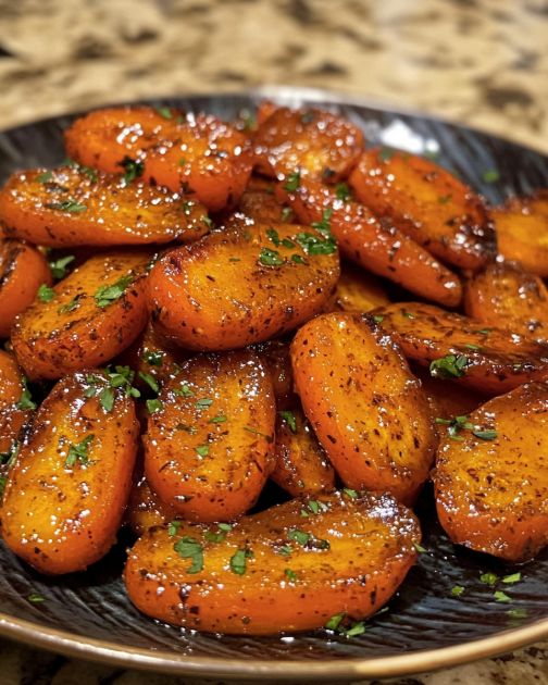 Amish Baked Honey-Glazed Carrots