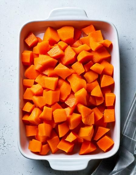 4-Ingredient Maple Sweet Potato Bake