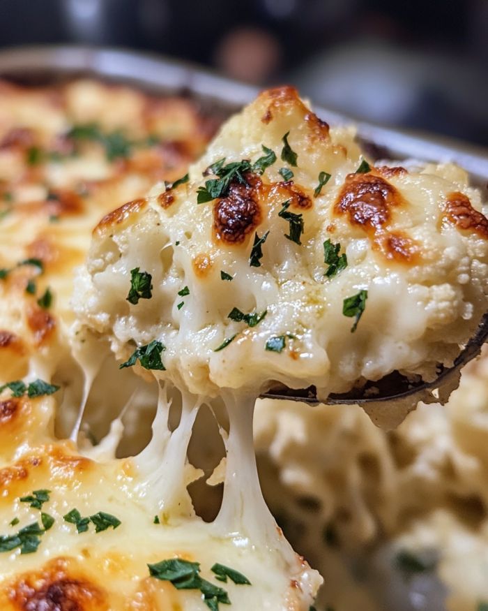 Queso Cauliflower Bake