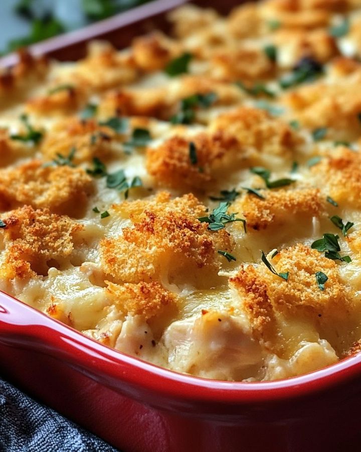 Ritz Cracker Chicken Casserole