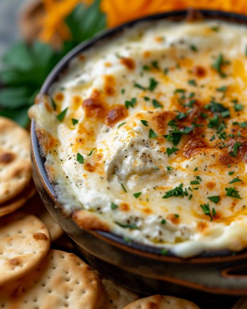 Cheesy Garlic Herb Dip