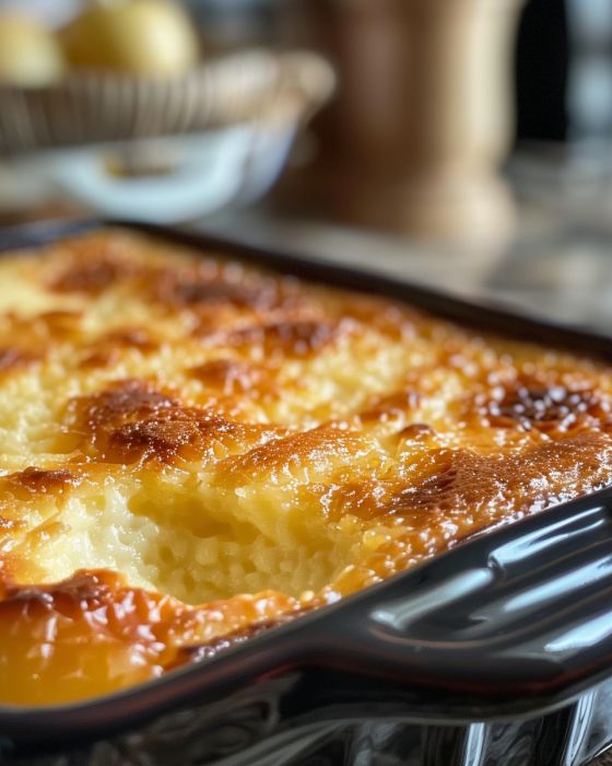 Baked Tapioca Pudding