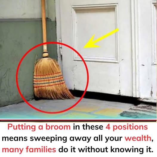 Putting a broom in these 4 positions