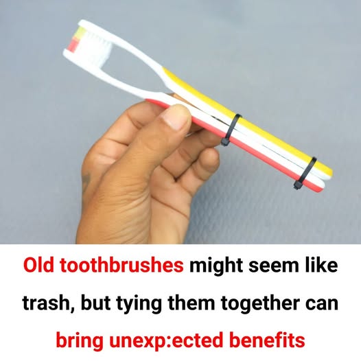 Reuse old toothbrushes in these ways