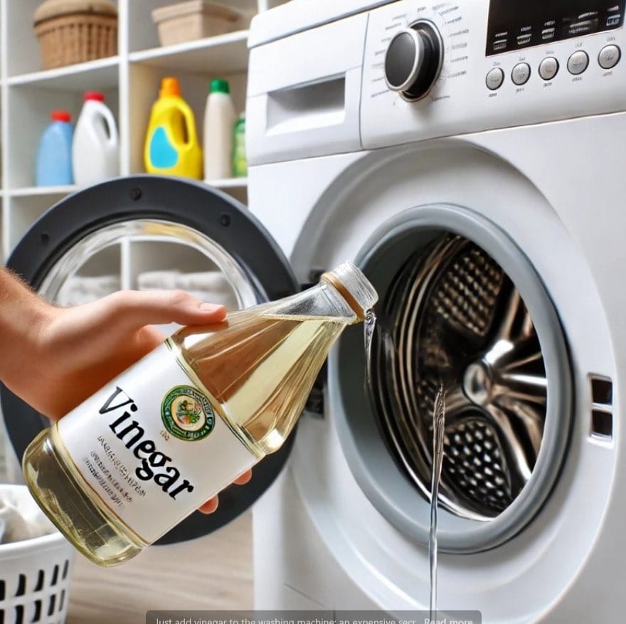 Just add vinegar to the washing machine: an expensive secret