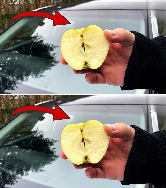 Smart Hack: Why You Should Rub an Apple on Your Car Windshield