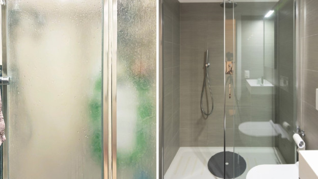 Foolproof tips for removing limescale from shower glass and making it shine