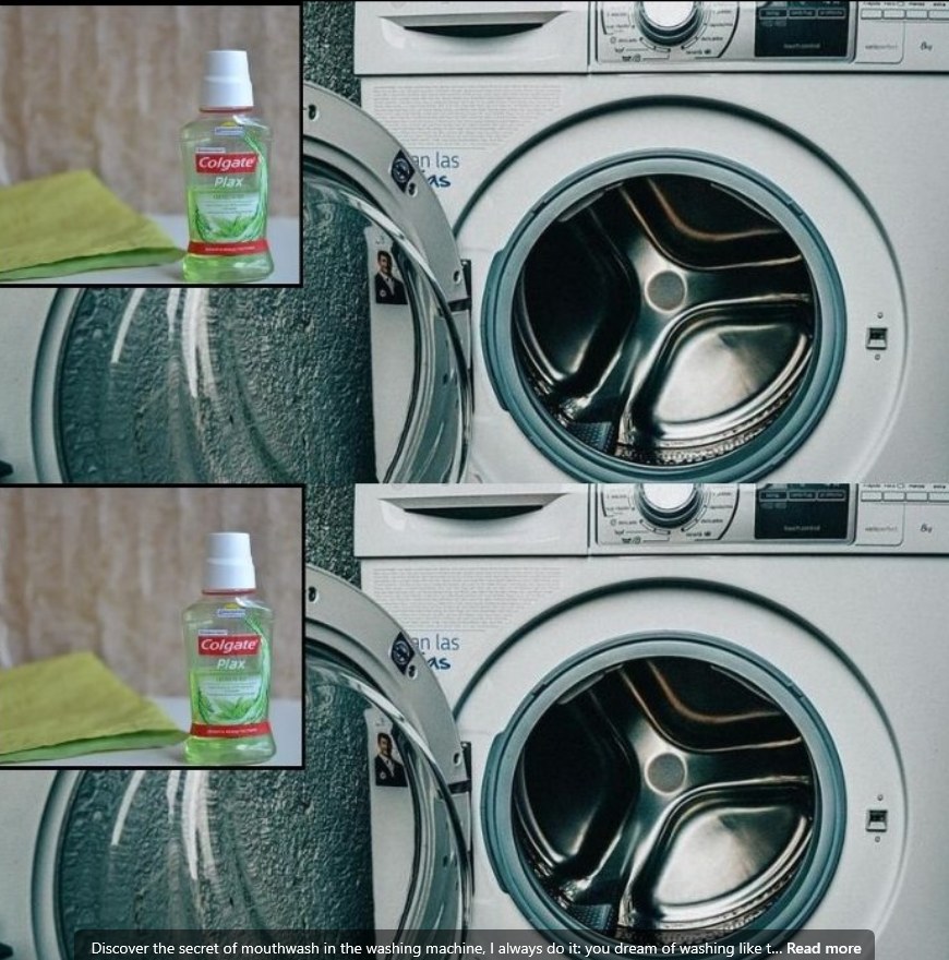 Discover the Secret of Mouthwash in the Washing Machine – You’ll Never Wash Clothes the Same Way Again!