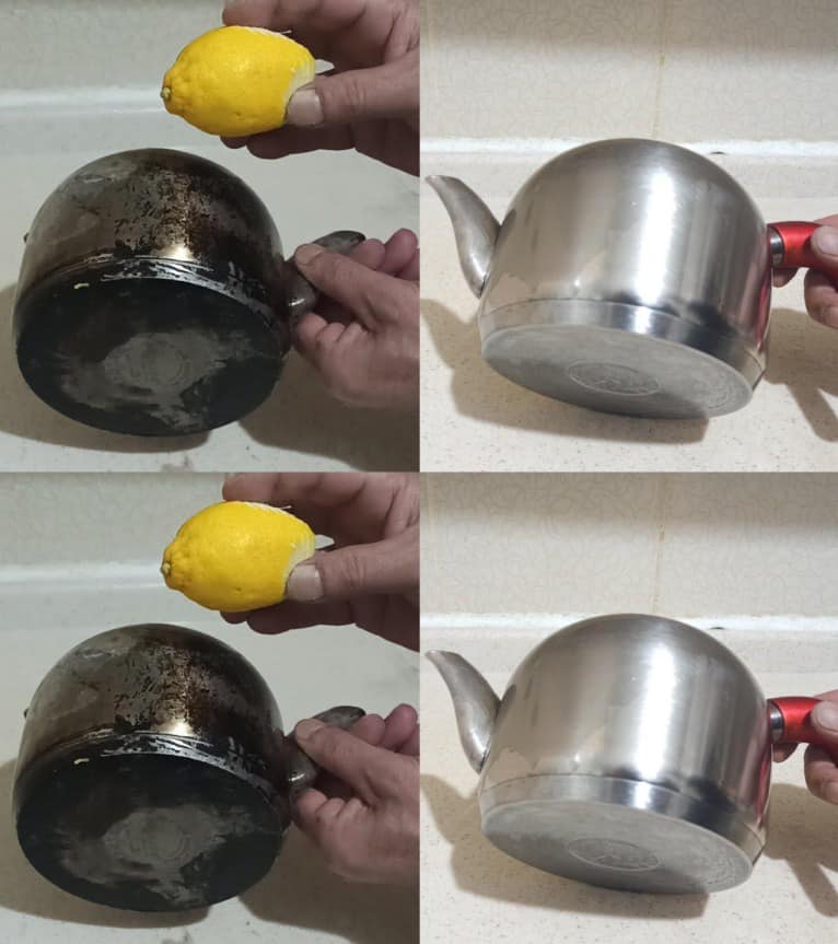 How to leave the bottom of pots and pans clean and shiny: two ingredients are enough