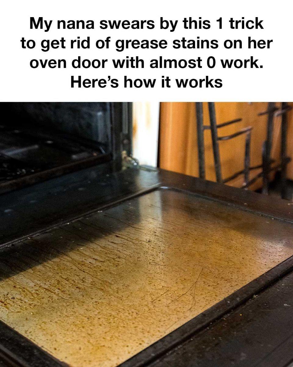 Effortless Cleaning: Tackling Grease Stains on Oven Doors