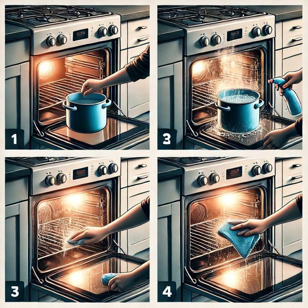 The Only Oven Cleaning Hack You’ll Ever Need: Steam Cleaning