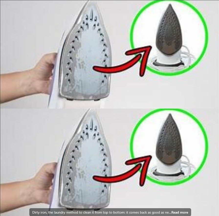 Dirty Iron? The Laundry Method to Clean It from Top to Bottom – It Comes Back Like New!