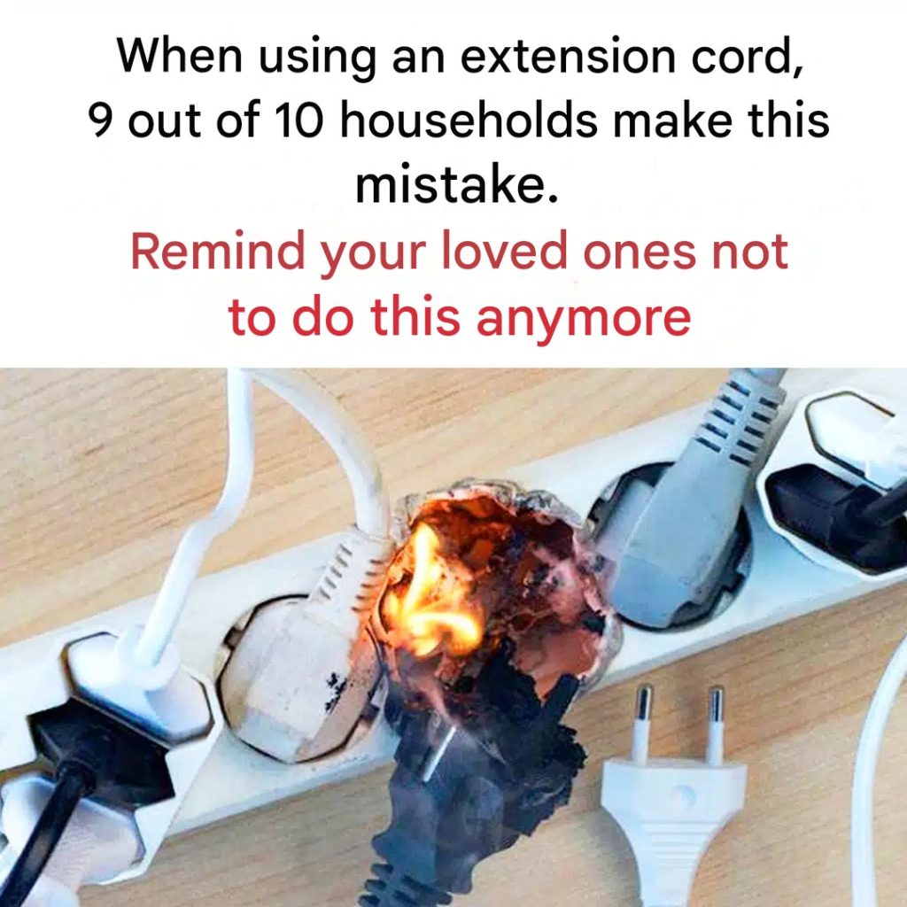 9 out of 10 households make this mistake when using an extension cord