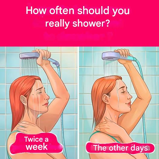 How often should you shower?